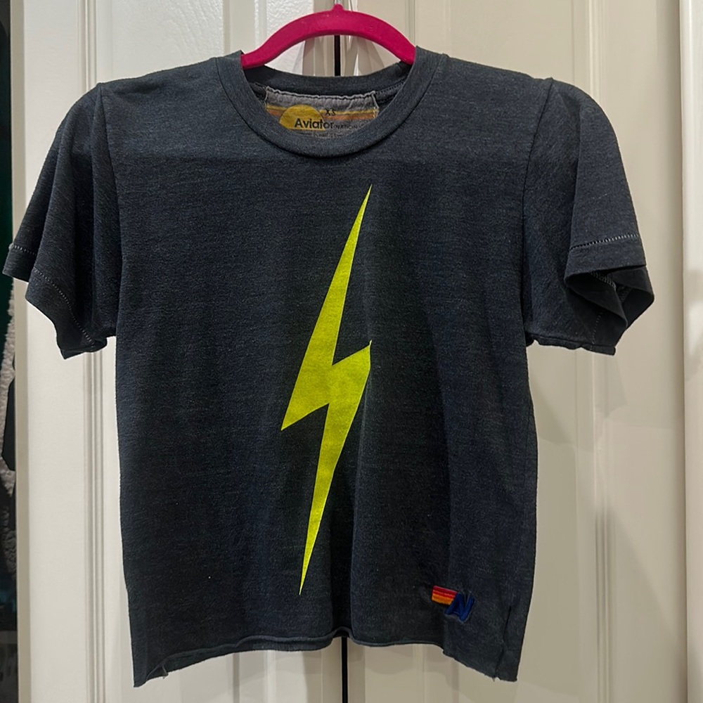 Aviator Nation Bolt Boyfriend Tee